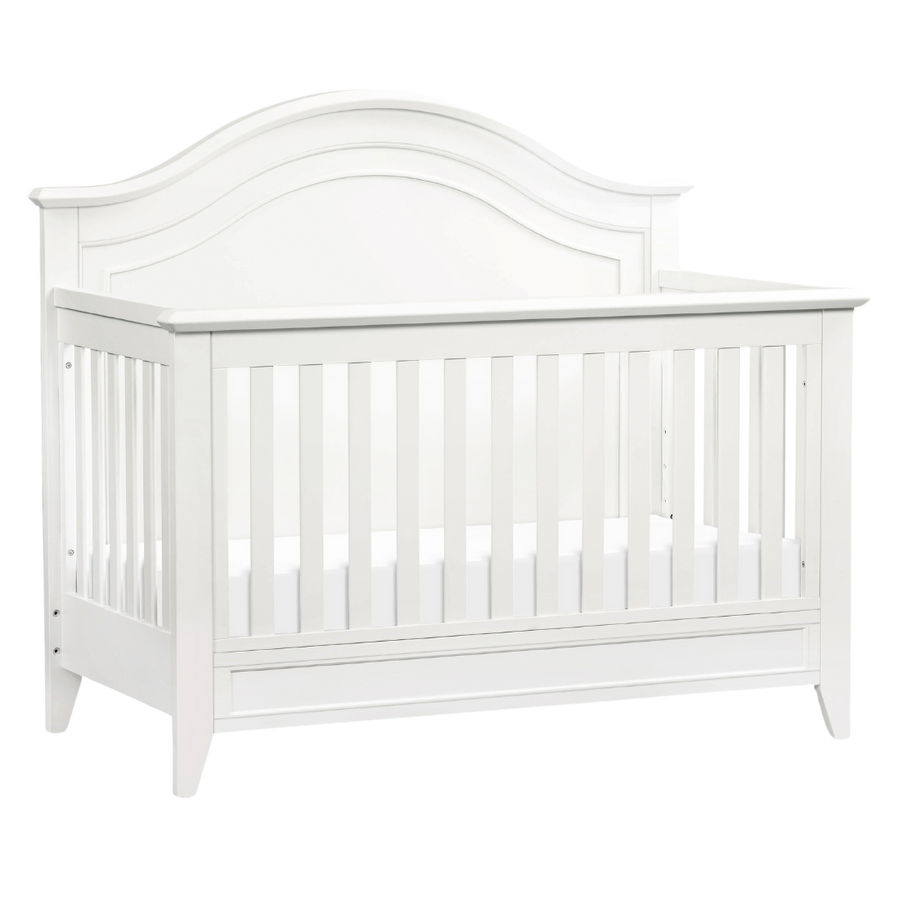 Monogram | Beckett | Rustic 4-in-1 Convertible Curve Top Crib