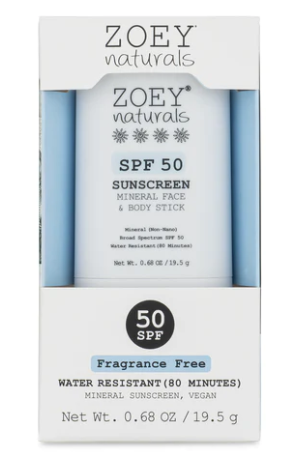 Zoey Naturals | Mineral face + Body Stick SPF 50