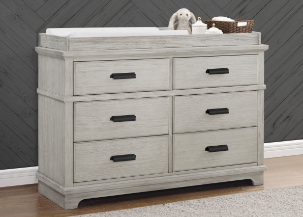 Simmons | Asher 6 Drawer Dresser with Changing Top