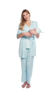 Everly Grey | 5-Piece Pajama Set | Waves