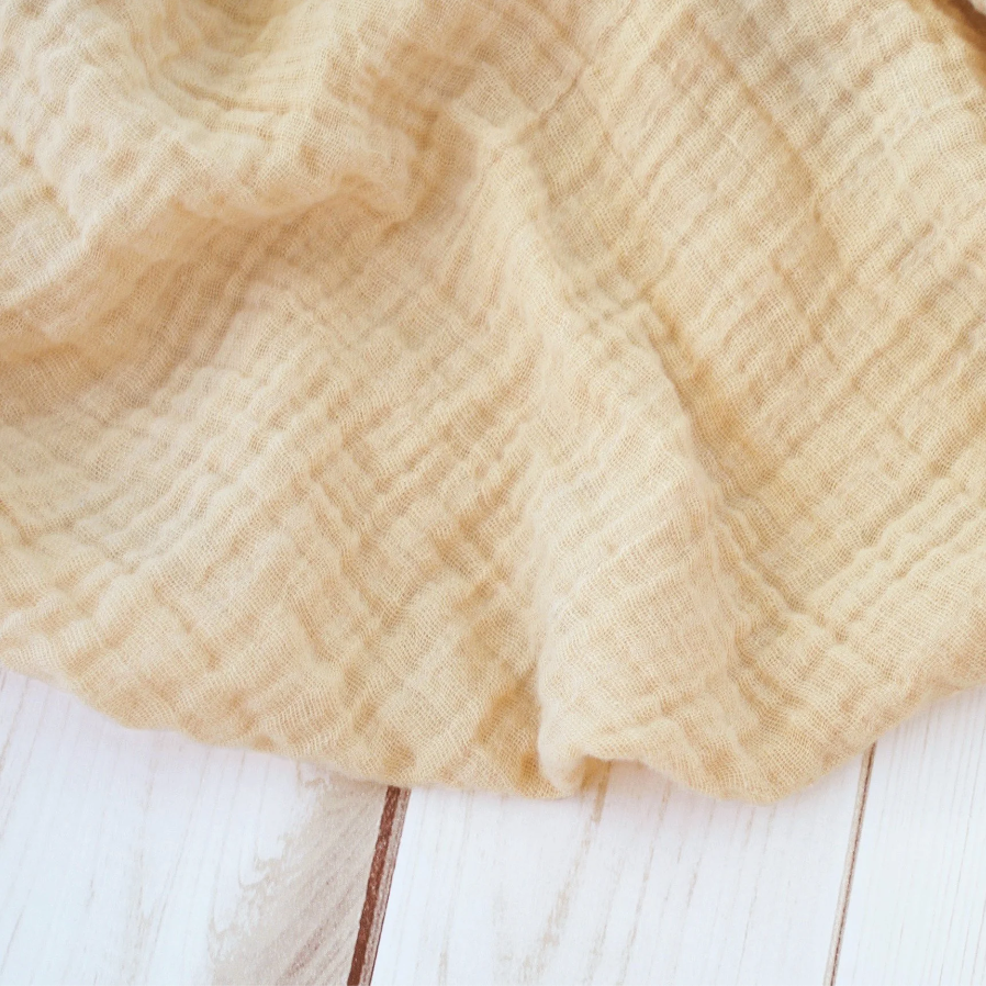 Sugar + Maple | Muslin Swaddle Blanket | Sand