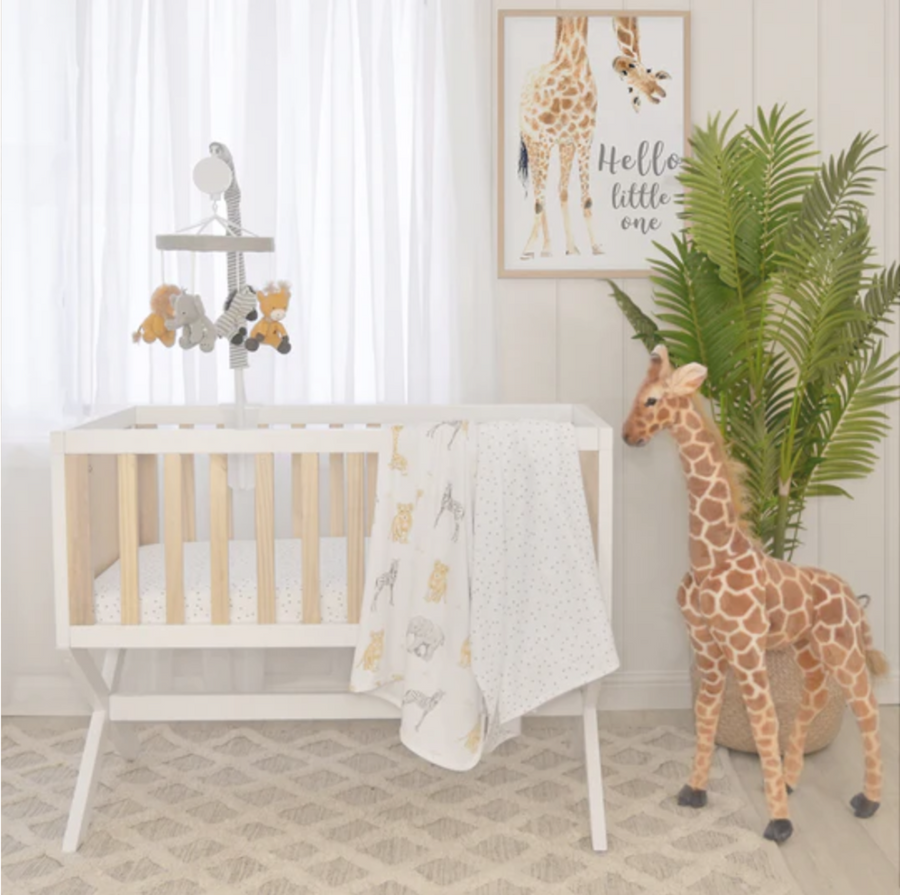 Living Textiles | 2PK Jersey Swaddle | Savanna Babies