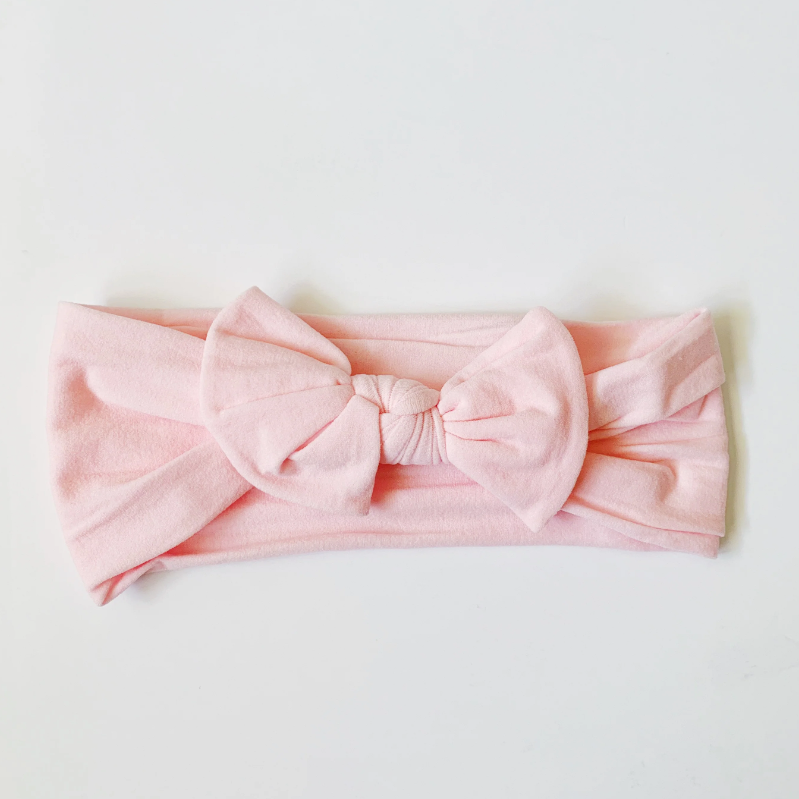 Sugar + Maple | Classic Bow Headband | Pink