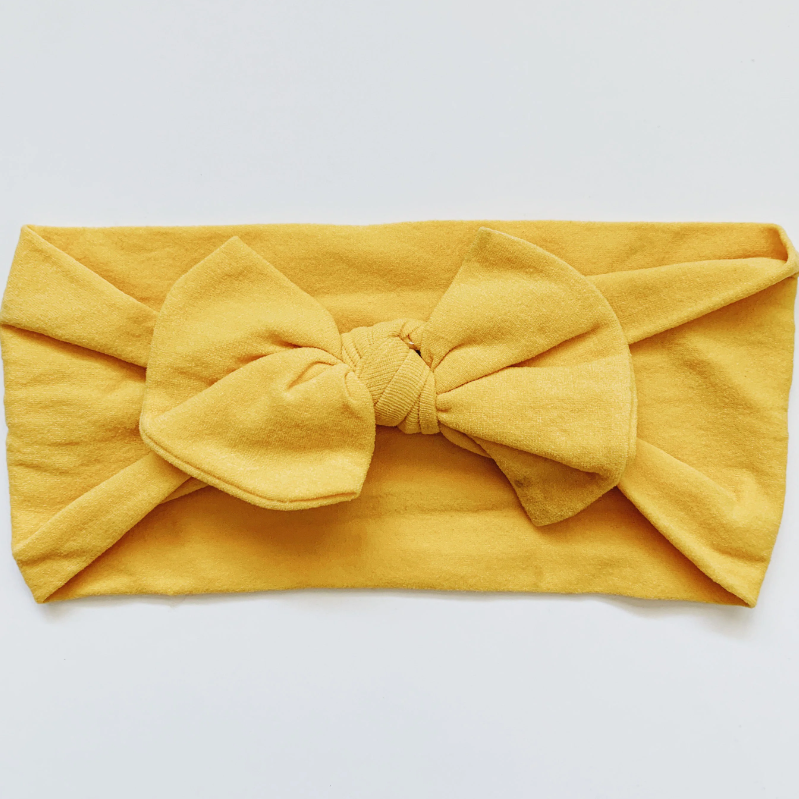 Sugar + Maple | Classic Bow Headband | Ginger