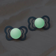 BIBS | Supreme GLOW Pacifiers 2 Pack - Sage/Cloud