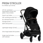 Britax Prism Full-Size Travel System with Willow S Infant Car Seat + Alpine Base