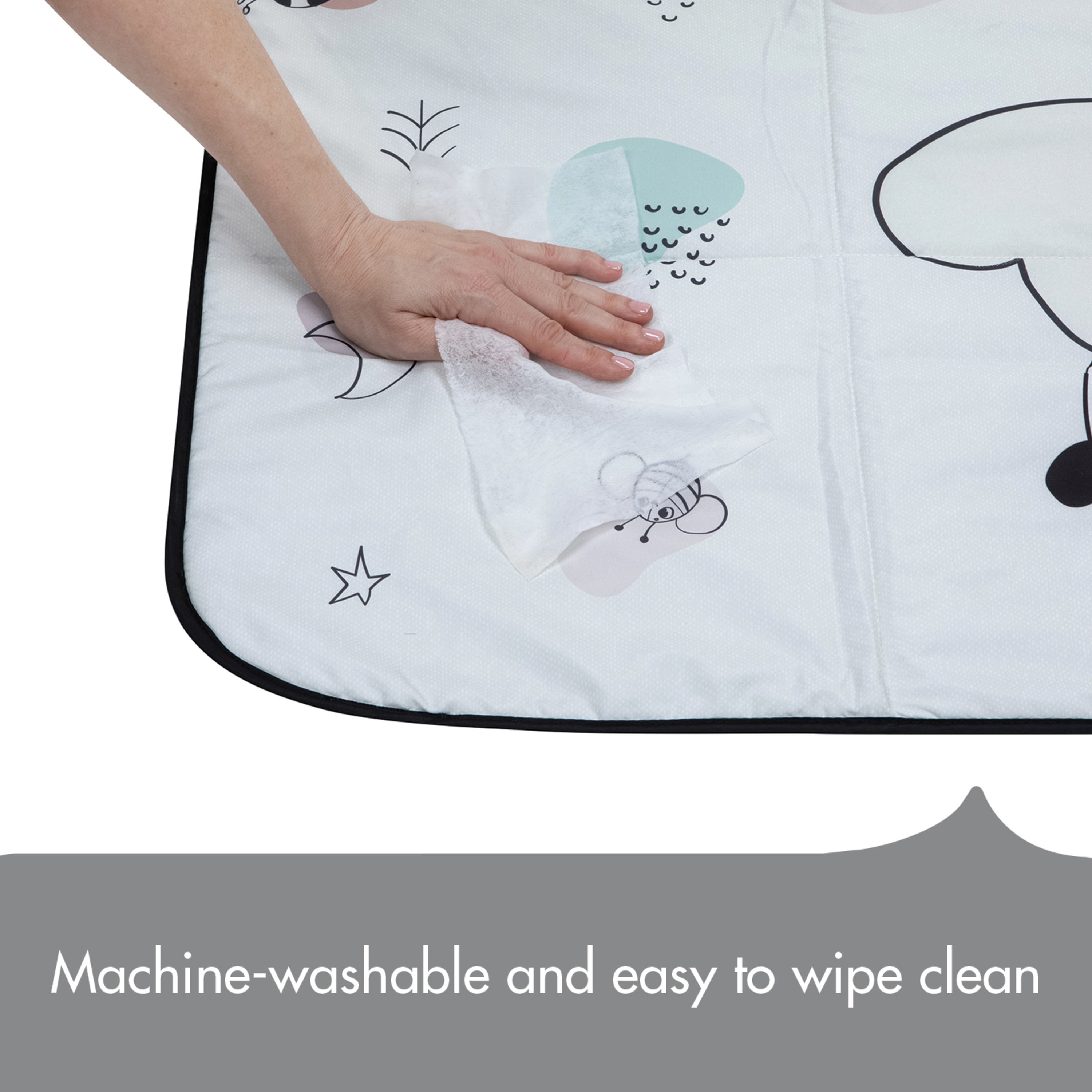 Tiny Love | XL Outdoor Mat | Black & White Décor Collection