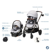 Maxi-Cosi | Zelia Luxe+ 5-in-1 Modular Travel System