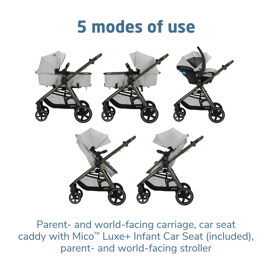 Maxi-Cosi | Zelia Luxe+ 5-in-1 Modular Travel System