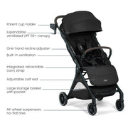 Britax Juniper+ Compact Stroller with One-Hand RapidFold