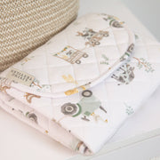 Living Textiles | Waterproof Travel Change Mat - Tractor Ride
