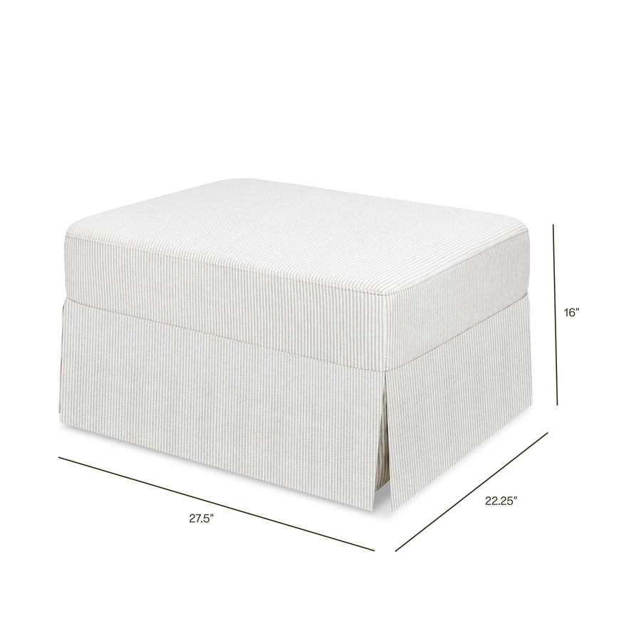 Namesake Crawford Gliding Ottoman