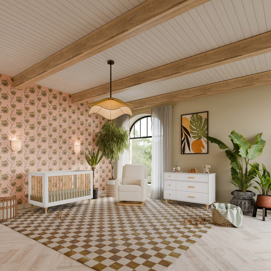 Babyletto Lolly 3-in-1 Convertible Crib with Toddler Bed Conversion Kit