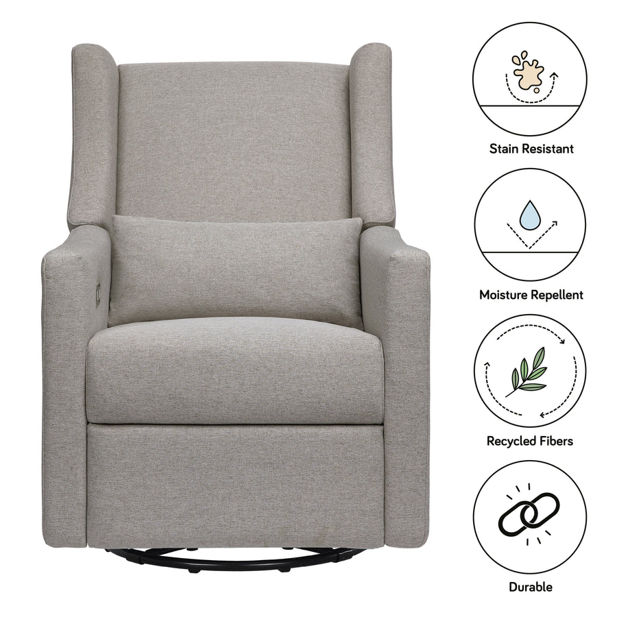 Babyletto Kiwi Electronic Recliner and Swivel Glider with USB port