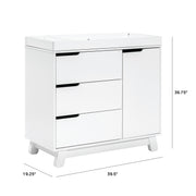 Babyletto Hudson 3-Drawer Changer Dresser with Removable Changing Tray