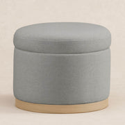 Babyletto Naka Storage Ottoman in Eco-Performance Fabric | Water Repellent & Stain Resistant