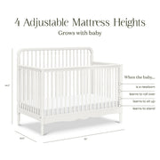 Namesake Liberty 4-in-1 Convertible Spindle Crib