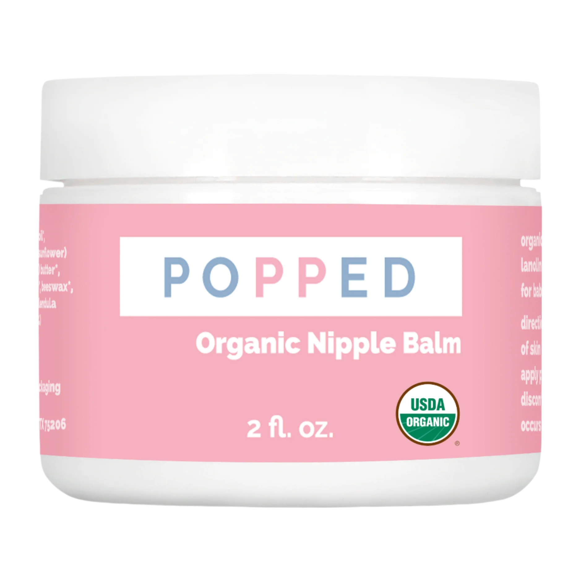 Popped | Organic Nipple Balm (2 fl oz)