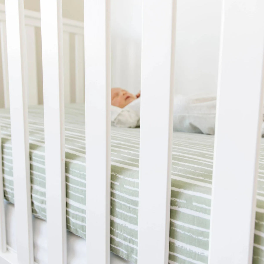 Saranoni | Cotton Muslin Crib Sheet