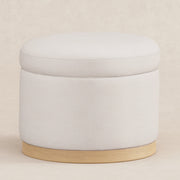 Babyletto Naka Storage Ottoman in Eco-Performance Fabric | Water Repellent & Stain Resistant