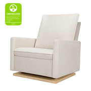 Babyletto Cali Pillowback Chair and a Half Glider in Eco-Performance Fabric | Water Repellent & Stain Resistant