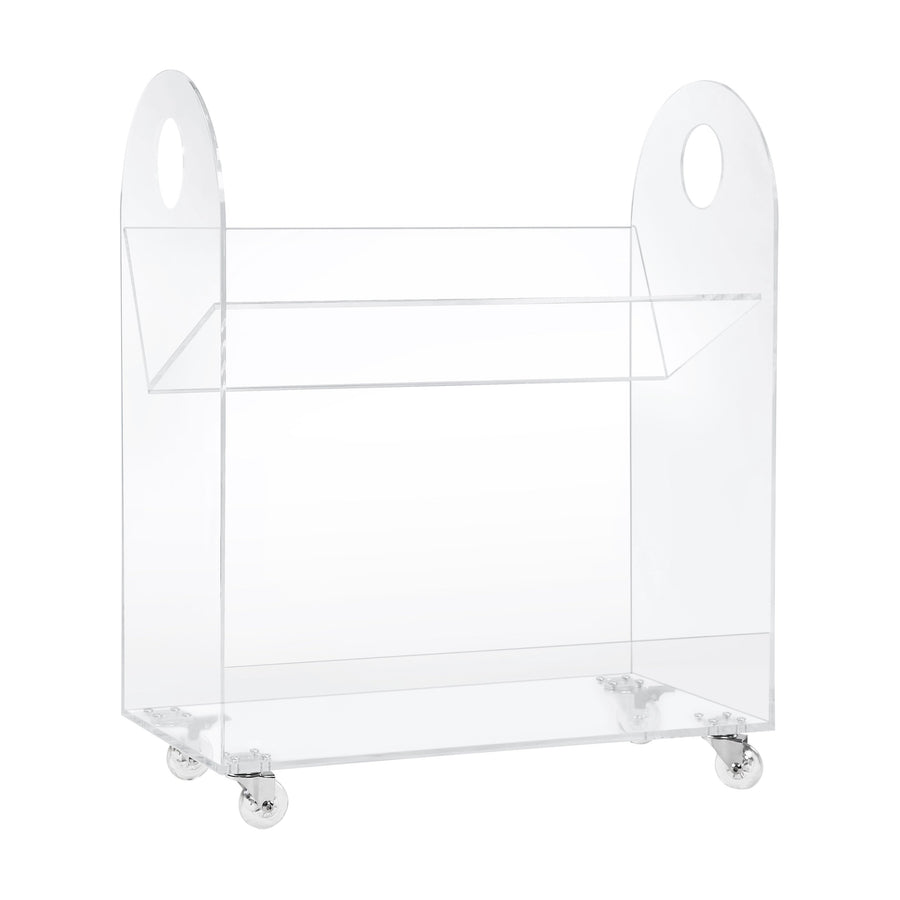 Babyletto Presto Acrylic Bookcase and Cart