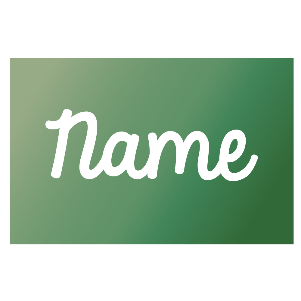 Sugar + Maple | Personalized Towel | Centered Name on Ombre