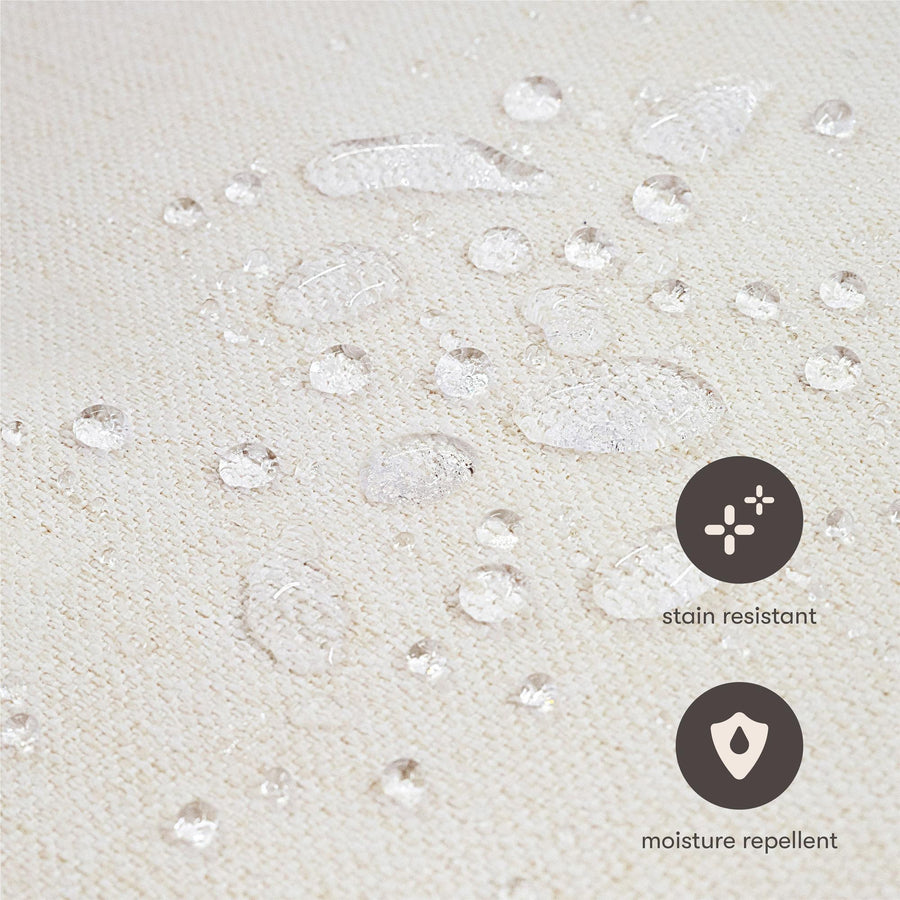 Babyletto Cali Pillowback Chair and a Half Glider in Eco-Performance Fabric | Water Repellent & Stain Resistant