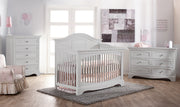 Pali Enna Forever Crib + Double Dresser + 5-Drawer Chest Set
