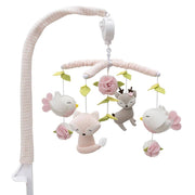 Living Textiles | Knitted Cotton Knitted Nursery Music Mobile - Ava Birds