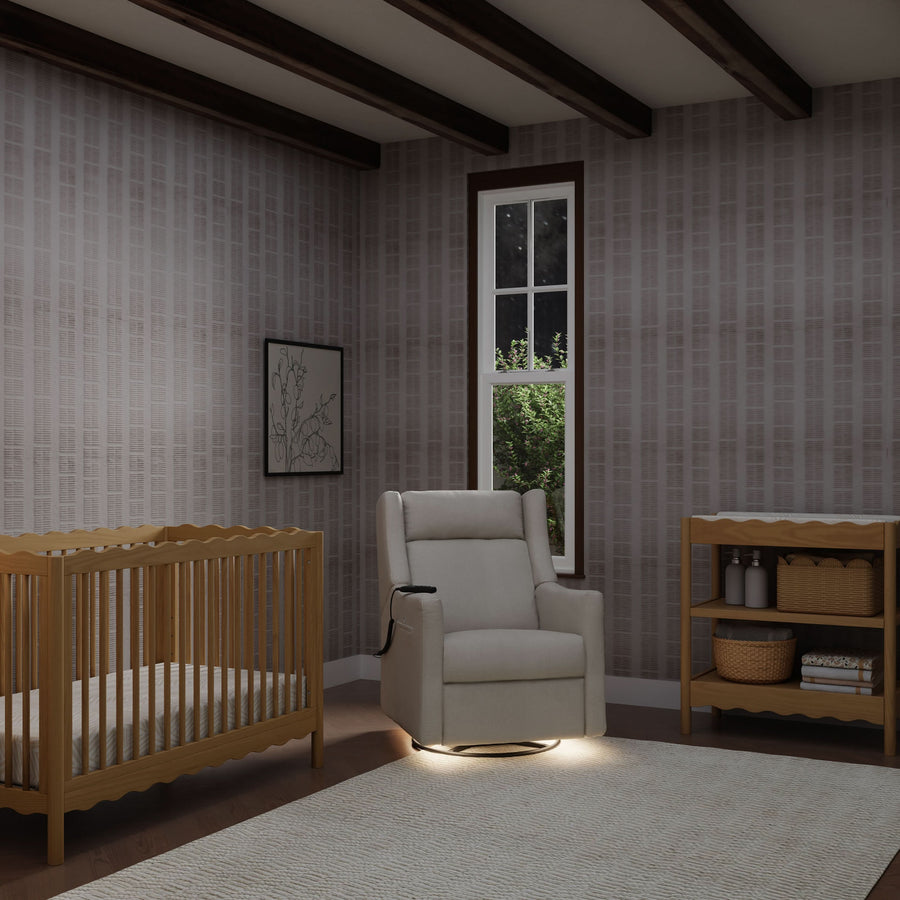 Babyletto | Kiwi Deluxe Power Recliner & Swivel Glider with Heat and Massage