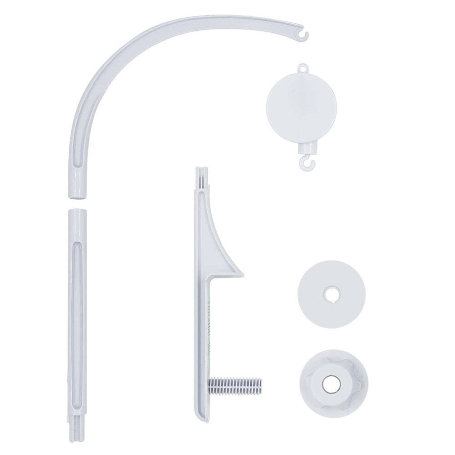 Living Textiles | Cotton Knitted Nursery Music Mobile - Forest Retreat