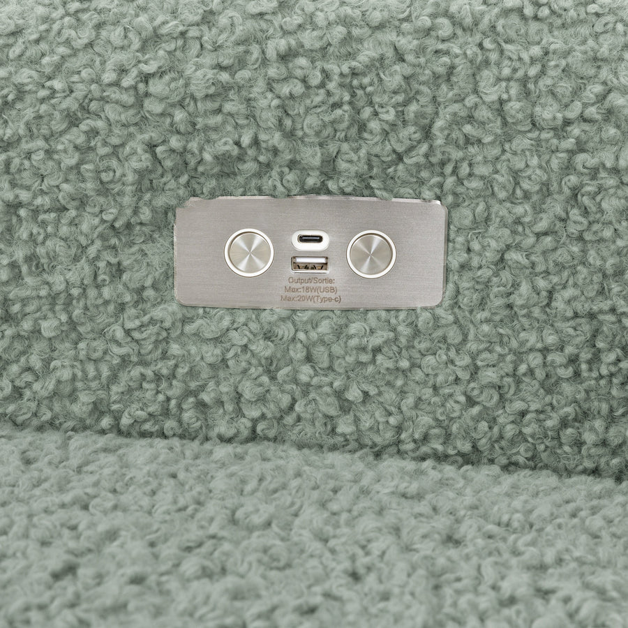 Babyletto Kiwi Electronic Recliner and Swivel Glider with USB port