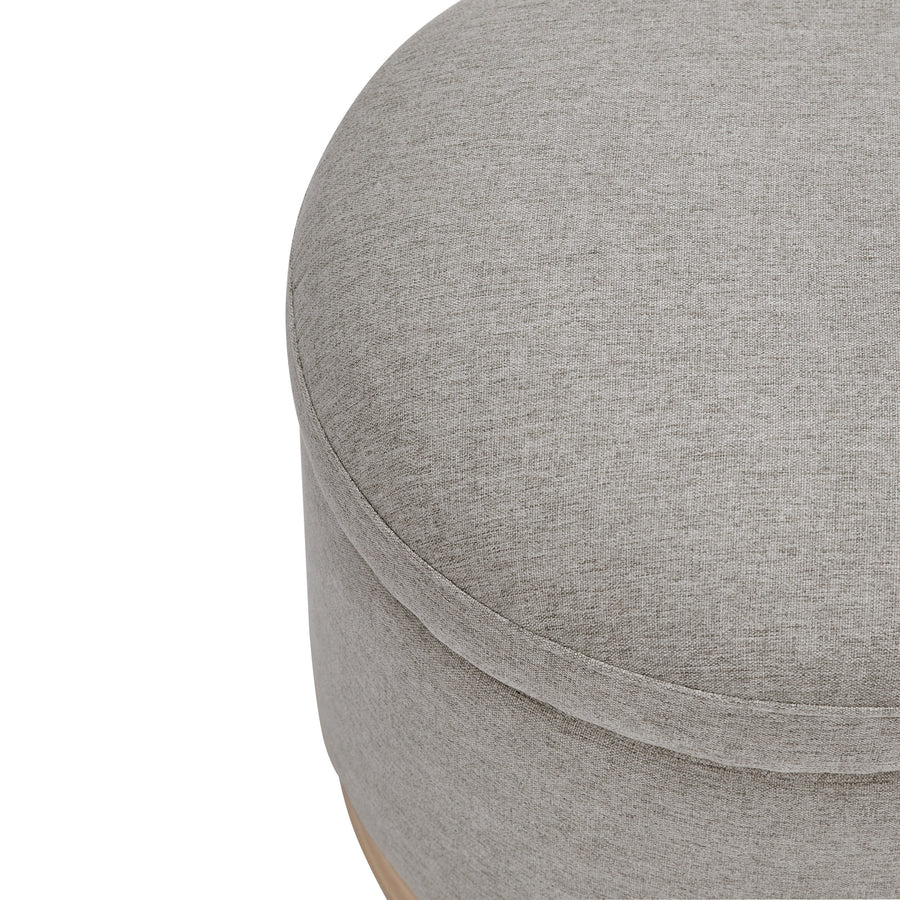 Babyletto Naka Storage Ottoman in Eco-Performance Fabric | Water Repellent & Stain Resistant