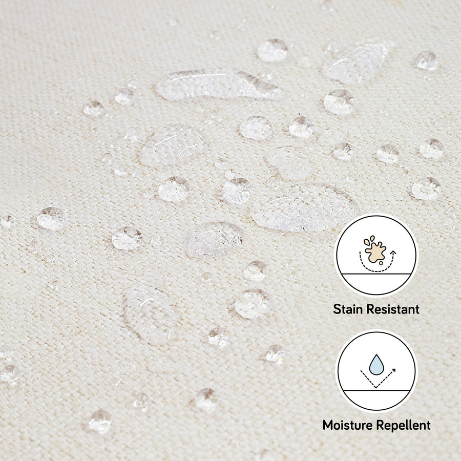 Babyletto Tuba Gliding Ottoman in Eco-Performance Fabric | Water Repellent & Stain Resistant