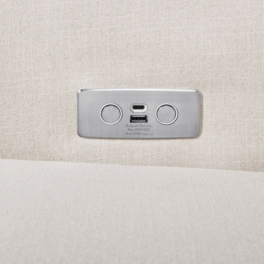 Monogram by Namesake Monroe Power Recliner and Swivel Glider