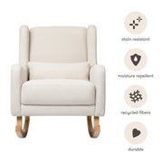 Babyletto Kai Rocker in Eco-Performance Fabric | Water Repellent & Stain Resistant