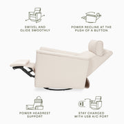 Namesake Willa Plus Power Glider Recliner + Power Headrest