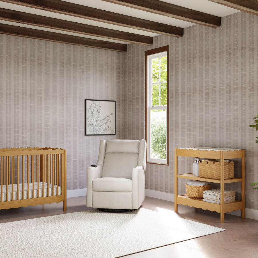 Babyletto | Kiwi Deluxe Power Recliner & Swivel Glider with Heat and Massage