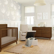 Babyletto Cali Storage Ottoman in Eco-Performance Fabric | Water Repellent & Stain Resistant