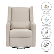 Babyletto Kiwi Electronic Recliner and Swivel Glider with USB port