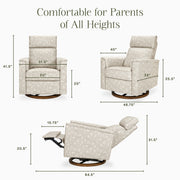 Morris & Co. x Namesake Willa Plus Power Glider Recliner w/ Power Headrest