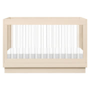 Babyletto Harlow Acrylic 3-in-1 Convertible Crib with Toddler Bed Conversion Kit