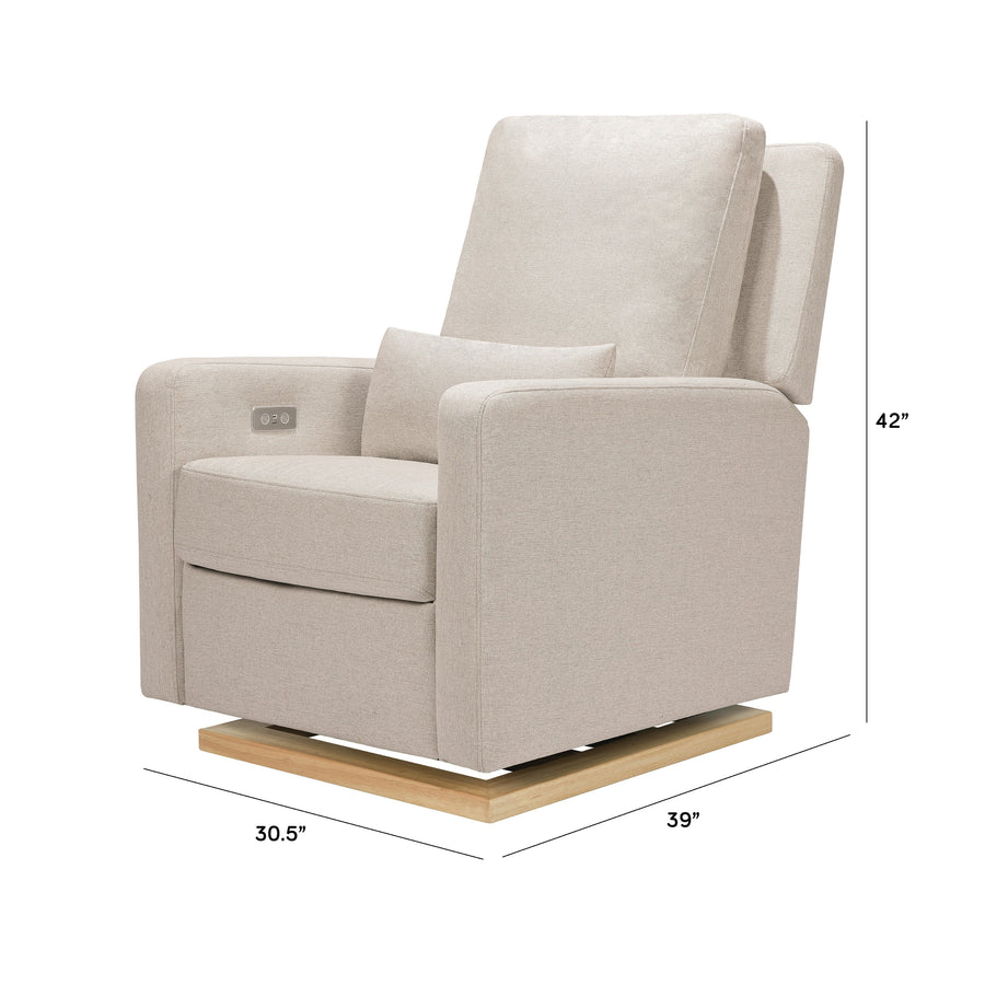 Babyletto Sigi Electronic Recliner and Glider with USB Port