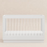 Babyletto Harlow Acrylic 3-in-1 Convertible Crib with Toddler Bed Conversion Kit