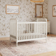 Namesake Liberty 3-in-1 Convertible Spindle Crib with Toddler Bed Conversion Kit