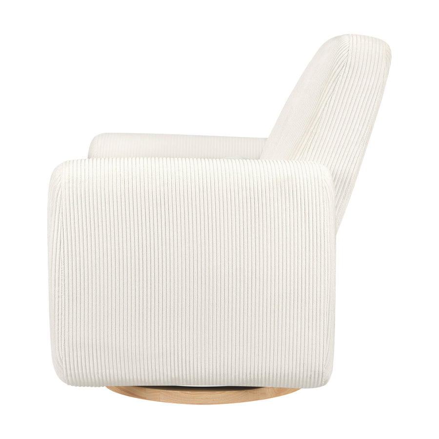 Babyletto Tuba Extra Wide Swivel Glider in Corduroy