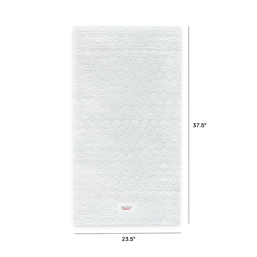 M5346C,Babyletto,Pure Core Non-Toxic Mini Crib Mattress with Hybrid Cover