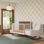 Babyletto Kai Rocker in Eco-Performance Fabric | Water Repellent & Stain Resistant