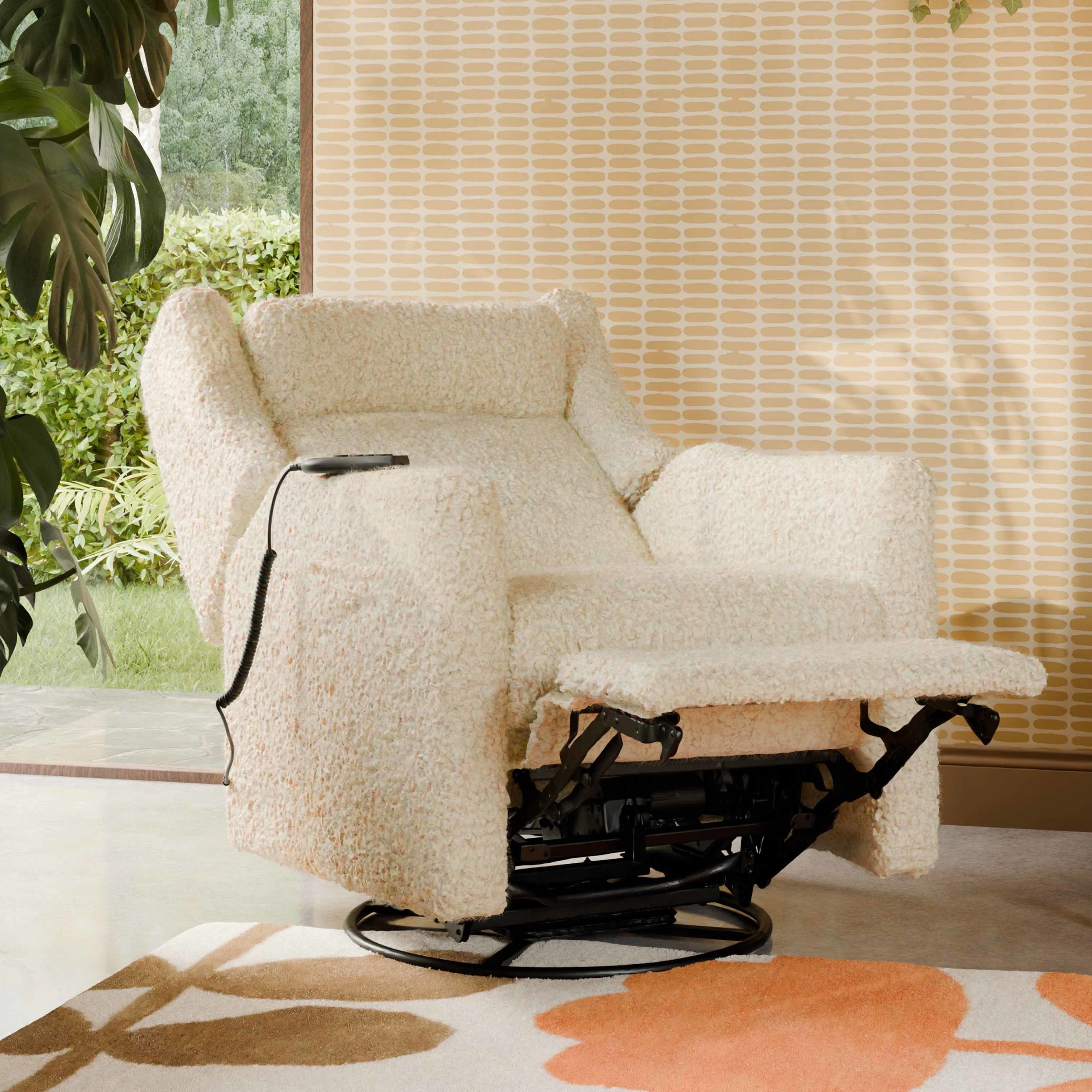 Babyletto | Kiwi Deluxe Power Recliner & Swivel Glider with Heat and Massage